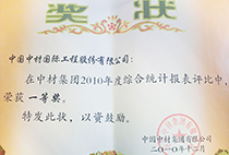 非凡
集团2010年度综合统计